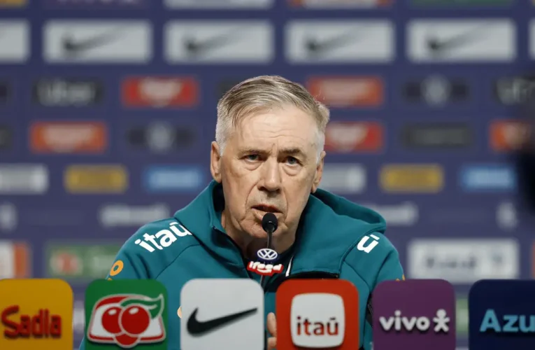 Neymar volta contra a Escócia e Ancelotti mira liderança do Brasil