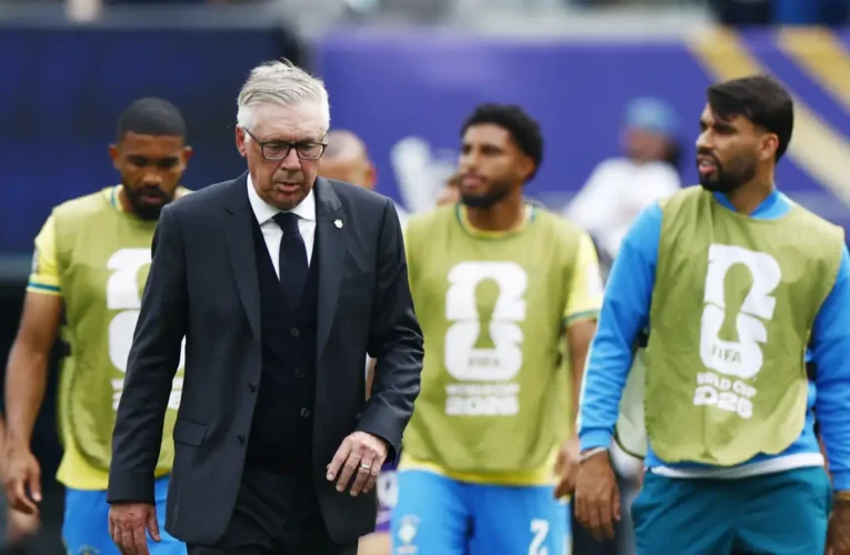 Ancelotti lamenta eliminação do Brasil e projeta novo ciclo até 2030