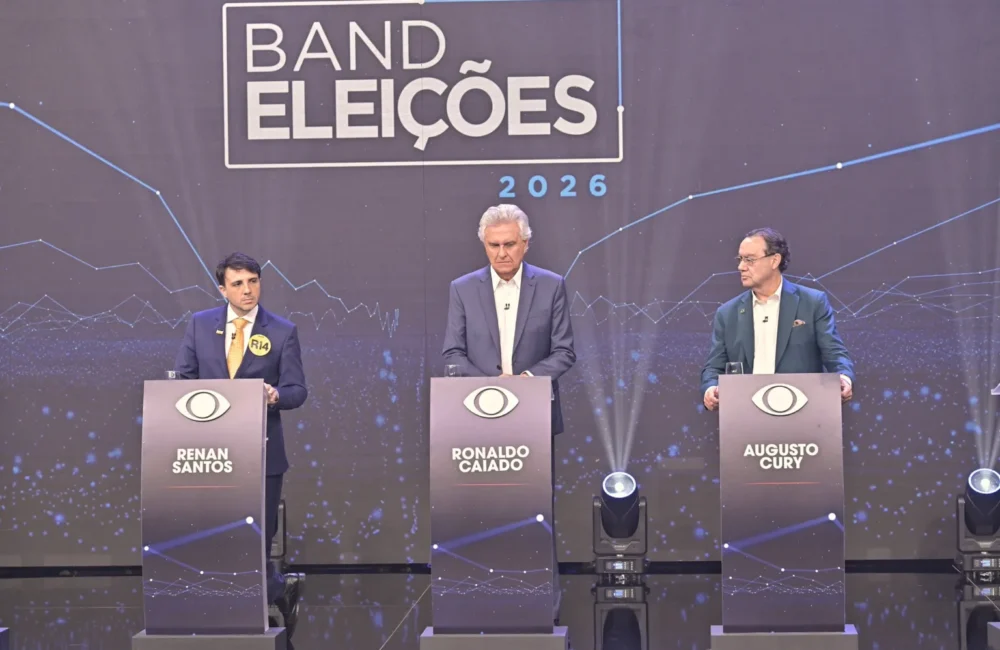 Debate da Band, Eleições 2026, Eleições Presidenciais, Renan Santos, Ronaldo Caiado, Augusto Cury, Lula, Política, M1NewsTV, M1NewsMaricáNoticias