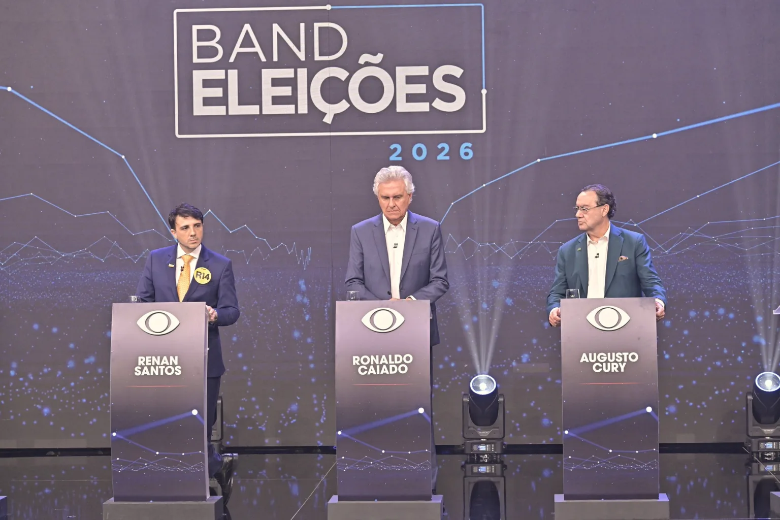 Debate da Band, Eleições 2026, Eleições Presidenciais, Renan Santos, Ronaldo Caiado, Augusto Cury, Lula, Política, M1NewsTV, M1NewsMaricáNoticias