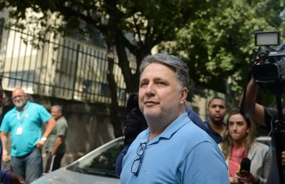 O candidato ao governo do Rio de Janeiro Anthony Garotinho em evento político