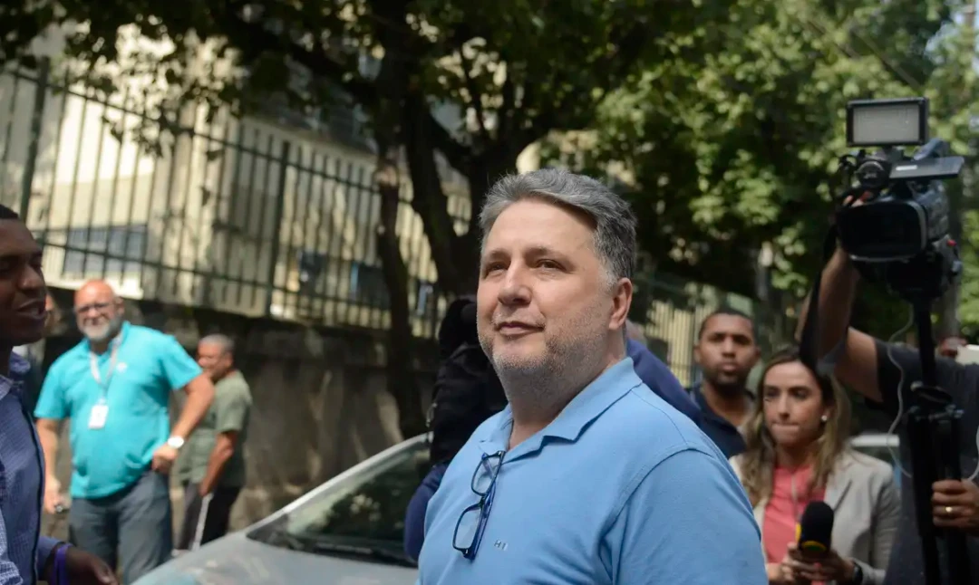 O candidato ao governo do Rio de Janeiro Anthony Garotinho em evento político