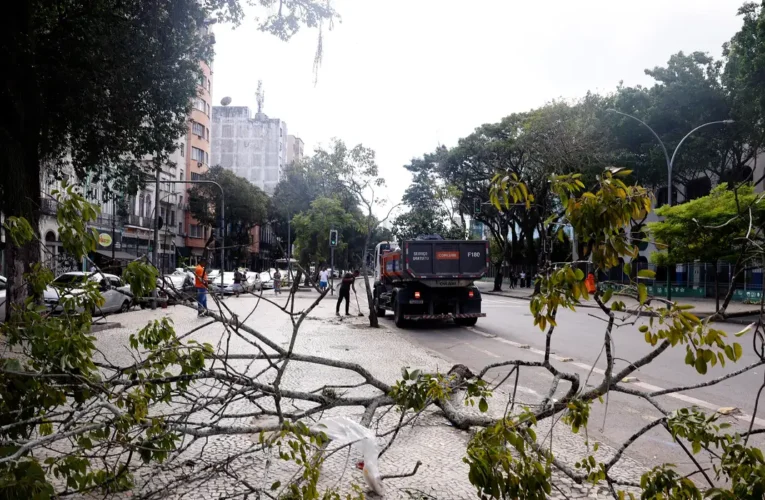 Rio entra em estágio 2 com previsão de ventos fortes nesta quarta-feira
