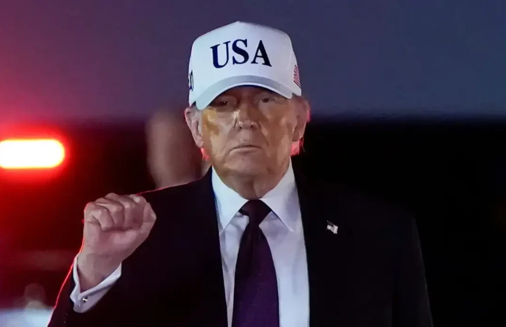 Donald Trump em declaração ao Congresso dos Estados Unidos