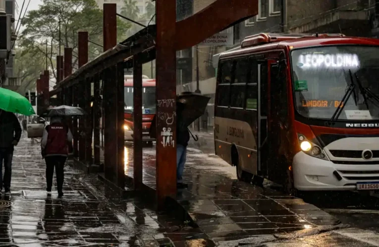 Chuva e trovoadas atingem a maior parte do Brasil nesta segunda-feira