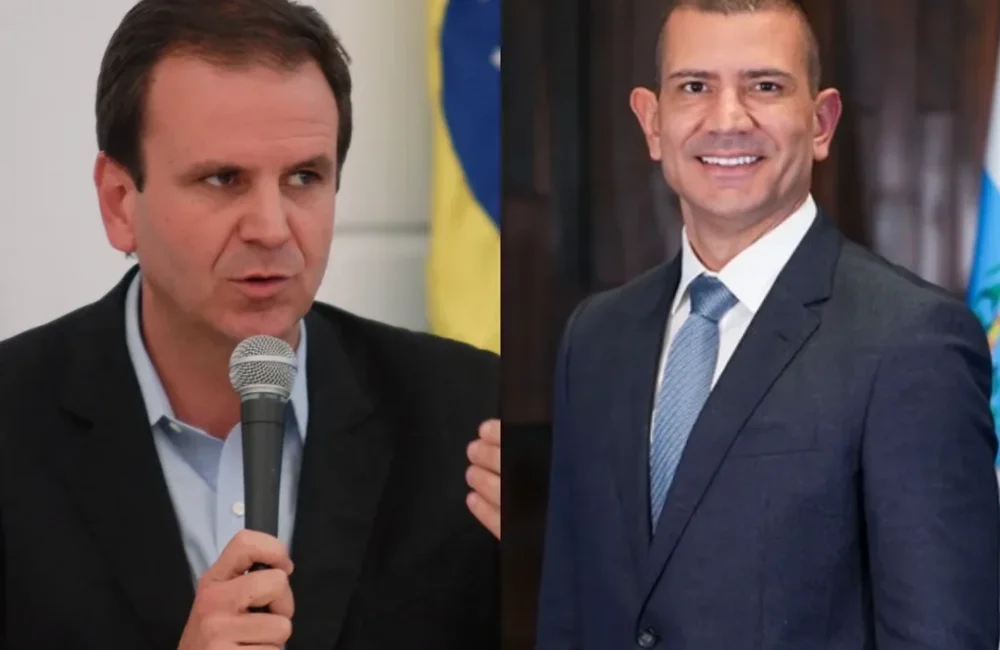 Eduardo Paes em campanha para o governo do Rio de Janeiro