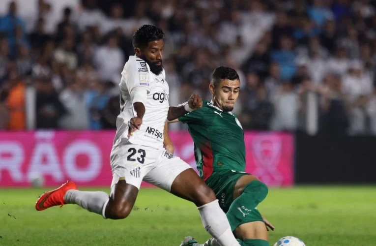 Palmeiras empata sem gols com o Santos e deixa Flamengo próximo da liderança