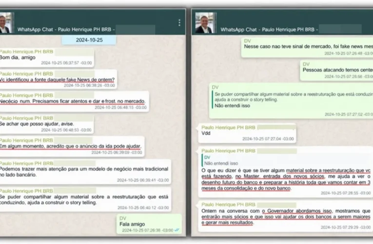Polícia Federal indica interferência de Ibaneis Rocha na tentativa de compra do Banco Master pelo BRB
