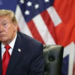 Donald Trump falando na saída da Casa Branca sobre a eleição brasileira