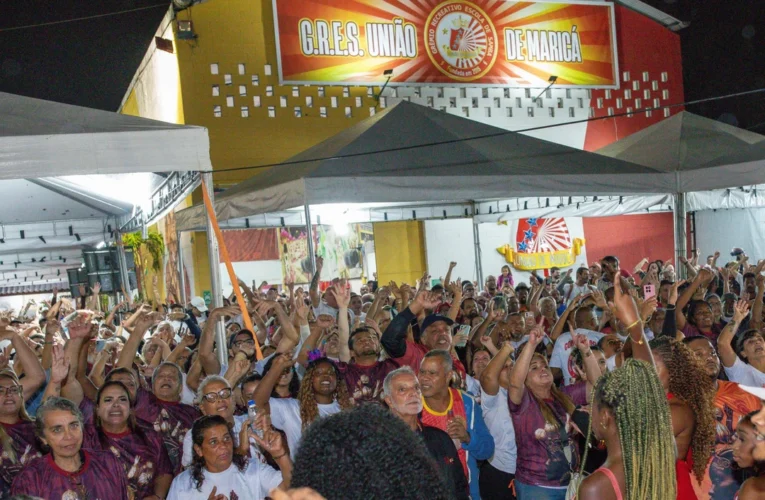 Foto de Elsson Campos mostrando a quadra da União de Maricá onde iniciam os ensaios para o Carnaval 2027