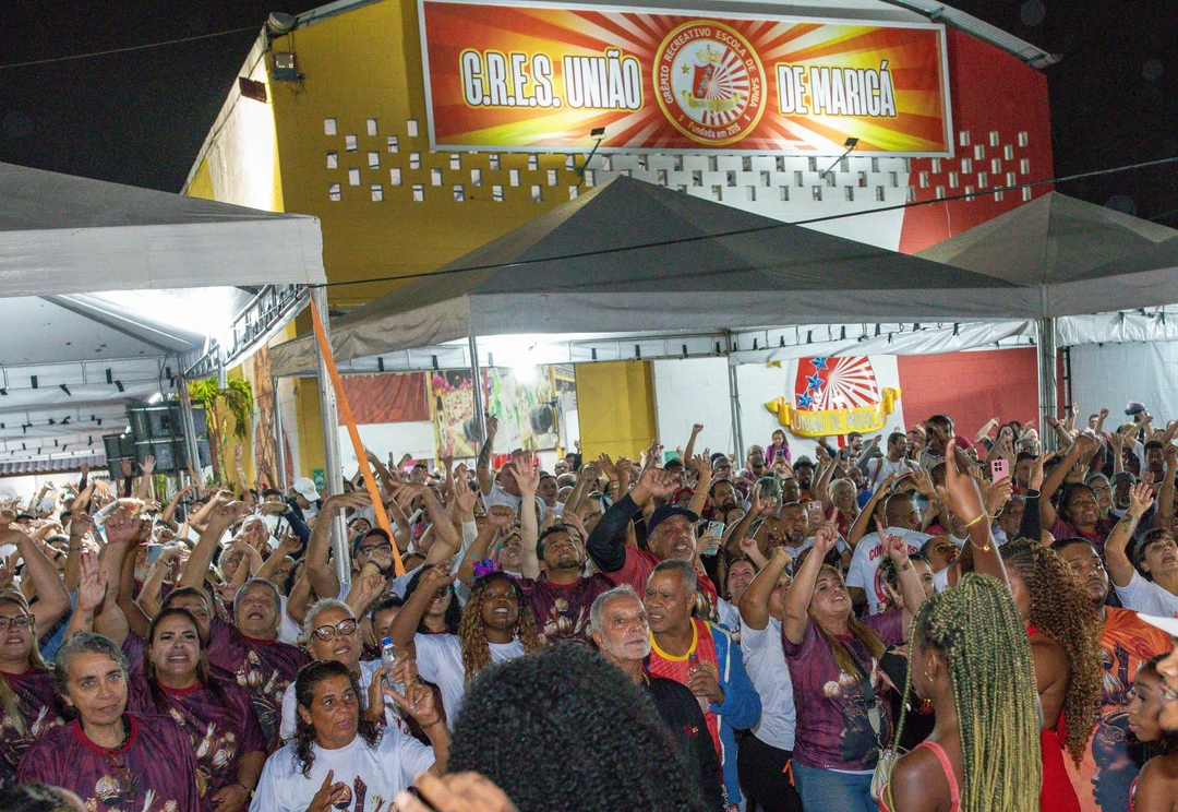 Foto de Elsson Campos mostrando a quadra da União de Maricá onde iniciam os ensaios para o Carnaval 2027